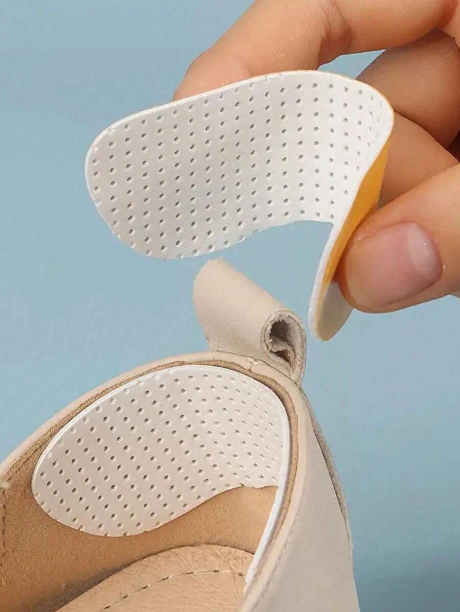 5 Pairs Soft Heel Grips: Anti-Slip, Shock-Absorbing Insoles, High Heel Protectors, Invisible Heel Liners, Suitable For High Heels And Sneakers, Protect Heels And Arches, Unisex Shoe Accessories - Multicolor - View 1