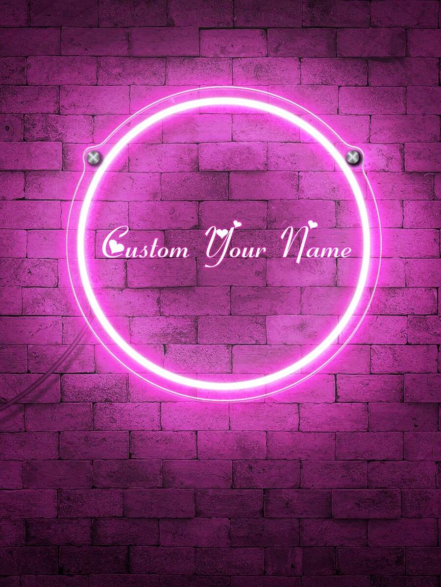 1PC DIY Custom Name Neon Sign For Wall Decor, Powered By Usb 3d Engrave Art Light, Party Birthday Gift For Children Kids Girls, Led Neon Lights With 3d Art For Business, Cafe, Restaurant, Hotel Waterproof, Anti-Mold Stylish, Adorable, High-Quality Custom, Personalized, Unique Ideal Gifts For Her Boyfriend, Girlfriend, Dad, Mom, Family, Friends, Son, Daughter, School Students, Kids For Anniversaries, For Birthdays School, Office, Home Graduation,Multi-Functional,Durable,Ornamental,Reusable,Exquisite,Stylish,High-Quality,Colorful,Modern,Custom,Personalized,Unique,Ideal Gifts For Him,Ideal Gifts For Her,Boyfriend,Dad,Girlfriend,Mom,Family,Friends,Tea Room,Home,Garden,Office,For Anniversaries,For Valentine's Day,For Mother's Day,For Birthdays,For Father's Day,For Graduation,For Weddings,For Housewarming