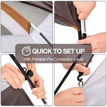 CAMEL CROWN 4 Person Tent Waterproof Lightweight Portable Backpacking Tent For Outdoor Camping Hiking