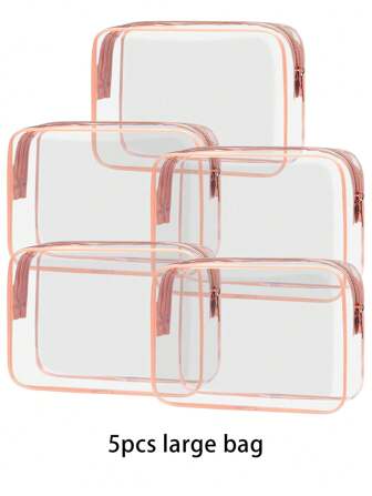 4/3/2/1 pezzi S/M/L Borse da toeletta alla moda e semplici per uomo e donna, pochette cosmetiche impermeabili e trasparenti di dimensioni adatte per il trasporto in aereo, adatte per entrambi i sessi, possono essere utilizzate come organizer da viaggio per cosmetici e articoli da toeletta, accessori con cerniera, borse per il trucco, borse per il make-up, borse per il make-up, borse per il make-up, borse, vanità, borse per il make-up, borse, borse per il make-up piccole, borse per il make-up, regali di Natale, borse, regali, borse a mano piccole, organizer per il make-up, mini borse, borse di grande capacità, regali di Natale, idee regalo per le donne