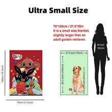 Cartoon Fleece Blanket - Cozy, Lightweight Flannel Throw Featuring Colorful Animated Characters, Ideal For Bed, Sofa, Camping, Office, Travel, And Home Decor, Perfect Gift For Youngsters