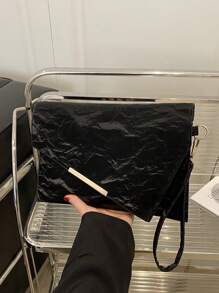 New Small Envelope Design Fashionable Women Handbag - Black - View 8