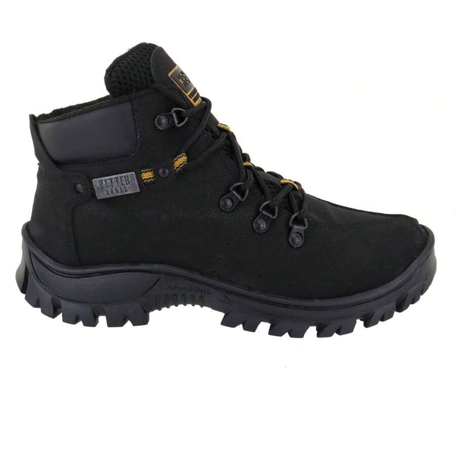 Ketter Boots Men's Adventure Boot Trail Combat Boot Non-Slip Sole Black - Black - View 1