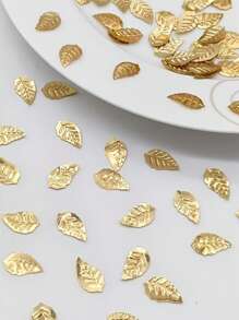 250/500 件金箔装饰纸屑,PVC 材料,婚礼抛纸花瓣,DIY 工艺品,闪光叶子设计,桌面中心装饰,适用于剪贴簿、卡片制作、派对装饰、母亲节、夏季婚礼、父亲节、教师节、日常和节日派对、礼品填充物 - 彩色 - 查看 2