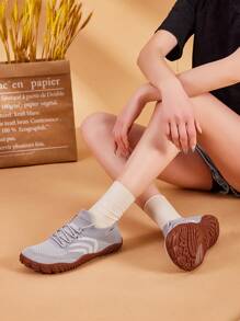 Damskie trampki antypoślizgowe, buty do chodzenia, elastyczne dzianinowe wsuwane buty fitness dla szerokich stóp, buty do bosych stóp, kemping, piesze wycieczki, joga, ćwiczenia