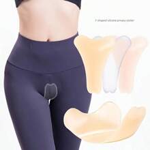 1pc Reusable Silicone Privacy Cover, Washable Adhesive For Swimming, Yoga, Hot Springs - Seamless Body Covering, Skin-Friendly, Hand Wash Only