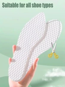 20 Pairs Of Moisture-Wicking, Deodorizing And Breathable Insoles, Suitable For High Heels, Flat Shoes And Sports Shoes, For Work, Sports, Home, Training And Summer Use