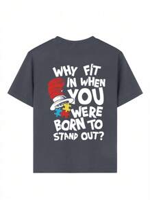Tween Boy's Casual Graphic Print Crew Neck Short Sleeve T-Shirt Tops, Summer