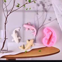 Goldfish Shaped DIY Handmade Fragrance Plaster Multifunctional Silicone Mold - Pink - View 1