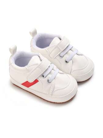 Nyfödda spädbarn halksäkra mjuka sula sneakers, halkfria inomhus spädbarn Småbarn Pojkar Vår/höst promenadskor