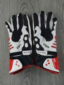 Alpinestars Guantes de motocicleta GP-PRO para hombres, de cuero genuino, para carreras de moto, resistentes al desgaste, para motocross, transpirables, con nudillos duros y compatibles con pantalla táctil - Multicolor - Ver 6