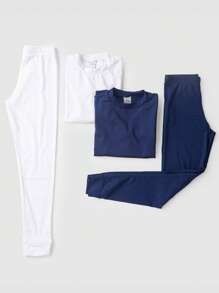 Children's Thermal Set - 白色 - 查看 6