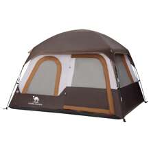 CAMEL CROWN 4 Person Tent Waterproof Lightweight Portable Backpacking Tent For Outdoor Camping Hiking