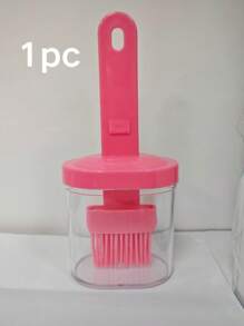 1pc Random Color Portable Barbecue Oil Brush With Storage Box, High Heat Resistant Silicone Bottle Brush Suitable For Camping BBQ, Salad, Baking, Cooking, Frying, Baking, Party And More - Multicolor - View 11