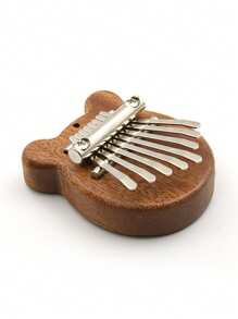 1 pieza Piano de pulgar miniatura Kalimba de 8 teclas con patrón animal, piano de pulgar miniatura portátil para principiantes - Multicolor - Ver 12