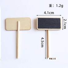 Mini Wooden Blackboard Clips, Display Price Tags, Note Holders, Small Photo Clips,Back To School,School Supplies - Multicolor - View 11