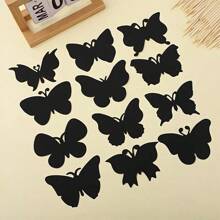 Conjunto de pintura para arranhões Butterfly World com 12/24/36 peças - Conjunto de pintura para arranhões em arco-íris, vem com caneta de madeira e fitas coloridas, adequado para sala de aula, casa, festa e feriado, conjunto de artesanato faça você mesmo, pode ser usado como decoração de bolos