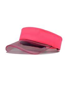 Casquette de baseball à bord transparent, chapeau léger de protection solaire casual, visière mode et polyvalente coupe-vent, convient pour le printemps et l'été