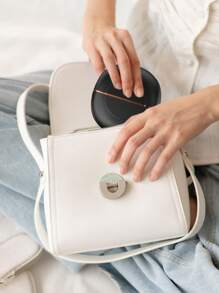 GENAI Mini Portable Wireless Hair Straightening Brush, Compact Negative Ion Hair Straightener, Long-Lasting Heated Brush, Lightweight & Compact, Anti-Scald Design, Up To 20 Minutes Usage After Full Charge - Multicolor - View 6