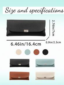 Customized Eyeglasses Storage Case, Multifunctional Glasses Organizer, Birthday Gift, Personalized, Customized Name, Student, Office, Eyewear Box, Dust-Proof Case - Multicolor - View 7