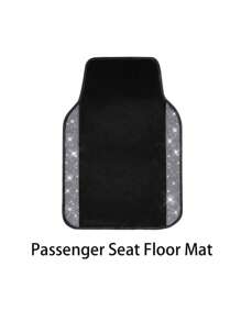 Bộ 5 thảm sàn ô tô hình kim cương lấp lánh, thảm pha lê lấp lánh, miếng lót gót chân PVC chống trượt, chống thấm nước, phù hợp với mọi loại xe SUV, Sedan, Van, dễ thương dành cho nữ giới, bộ 5 món (thảm sàn + bọc vô lăng), 4 thảm hình kim cương lấp lánh, 1 thảm ghế lái, 1 thảm ghế hành khách, 1 thảm ghế sau, 1 bọc vô lăng, phụ kiện nội thất ô tô, thảm bảo vệ đa năng mọi thời tiết. - Kiểu A - Xem 18