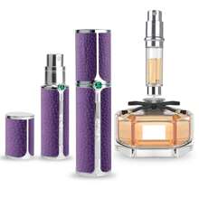1Pcs Refillable Travel Perfume Atomizer Bottle, Elegant Luxury Pocket Perfume Dispenser Pump, Travel Perfume Atomiser, Outdoor Sunscreen Spray Bottle, Cologne Dispenser, Portable Size Sprayer Bottle For Traveling 5ML