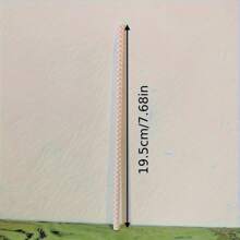 100 piezas de pajitas de papel premium a rayas rosa y blanco, a prueba de fugas y sin desteñir, adecuadas para fiestas y uso diario, perfectas para decoración de cumpleaños, días festivos, barbacoas y postres, estilos aleatorios