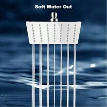 Prestige Selection . Luxurious 8-Inch Rainfall Shower Head - 銀 - 查看 4