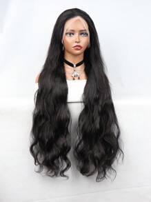 Parrucche da donna in capelli umani da 36 pollici, scontate, con chiusura frontale in pizzo 13x4, 180 densità, ondulate, con chiusura frontale in pizzo, parrucche in capelli umani senza colla, pre-sfoltite, nere, da 6 a 36 pollici, simili a una parrucca con frontale in pizzo, dall'aspetto naturale per uso quotidiano, feste, servizi fotografici - Parrucche in capelli umani con chiusura frontale in pizzo, onde del corpo, da 8 a 36 pollici, 13X4, parrucche in capelli umani (parrucche bob da 8 a 16 pollici)