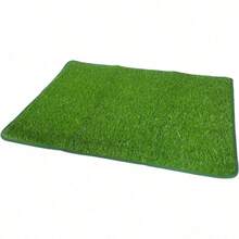 35.4 X 23.6 Potty System - Dog Artificial Grass Pad With Tray For Puppy Potty Training, Washable Pee Pad, Ideal For Small & Medium Dogs, Indoor/Outdoor Use - 1 - 查看 3