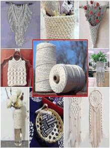 2 mm*100 m Corde de macramé, fil naturel épais, corde tressée synthétique filée au cœur, corde de macramé à 4 torons pour suspensions murales, accroches, DIY, décorations de la maison, emballages cadeaux