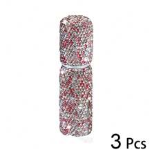 3/1pc Diamond Refillable Perfume Atomizer Bottles,Portable Mini Separate Perfume Bottle,Travel And Outings Spray Boxes Dispensers 10ml