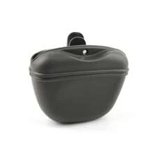1 pieza Bolsa de entrenamiento para mascotas, fácil de llevar, de material de silicona, bolsa portátil para premios de entrenamiento para perros, bolsa para bocadillos de mascotas