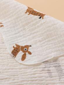 Set de 5 baberos y paños de eructo para bebé, paños multiusos para alimentación, de colores aleatorios