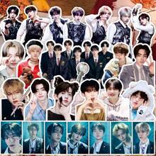 50/60/100sheet/Bag Kpop-Cosplay Skz-Stray Fans Kawaii Anime Figures Sticker Team Band Decoration Suitcase Scrapbook Phone Laptop Stationery A Christmas And Birthday Gift For A Friend - Multicolor - View 10
