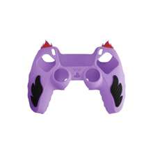 Funda protectora de silicona para el controlador de juego P5, diseño antideslizante con llamas, resistente a arañazos y caídas, accesorios para consolas de juegos