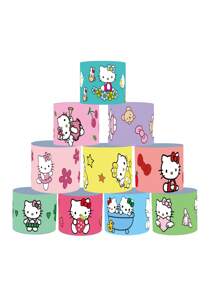 Sanrio Sanrio 12/24/30PCS Hello Kitty Quick Buckle Armband - Kleurrijke En Leuke Armband. Hello Kitty Themafeest Slap Circle, Zacht En Veilig. Geschikt Voor Tieners En Volwassenen, Zeer Geschikt Voor Verjaardagsfeestjes, Klaslokaalbeloningen En Vakantiecadeaus, Hello Kitty, Hello Kitty Verjaardag, Hello Kitty Goederen.