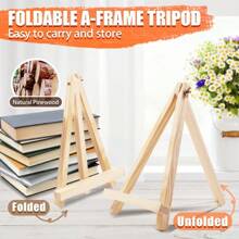 Wooden Easel 6 Pack 9 Inch Tabletop Easel For Painting Small Wood Easel Stand For Sign Picture Frame Display Tripod Art Easel For Students Portable Canvas Holder Painting Supplies