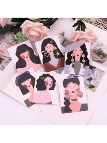 30/50 件/批 6x8cm 耳环展示卡项链架用于包装珠宝收纳盒耳环和珠宝展示用品