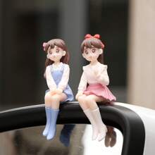 Cute Girls Friendship PVC Material Decorative Set, Suitable For Car Dashboard - Multicolor - View 5