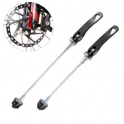 1 Pair MTB Quick Release Skewers Bike QR, 145/180 Mm Road Mountain Bicycle Wheel Hub Front And Rear Clip Bolt Lever Axle Set