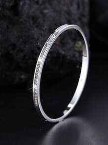 1 Chiếc Vòng Tay Khoan Đơn Giản Phong Cách Và Tinh Tế (Quà Tặng Nam/Nữ) Thích Hợp Cho Bạn Trai Quà Tặng Ngày Lễ - vòng tay kim cương một hàng - Xem 13