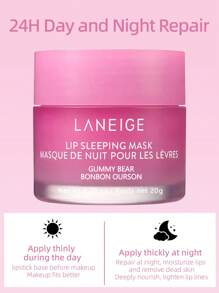 Laneige K-Beauty 20g 唇部睡眠面膜，滋养、保湿、维生素 C、穆鲁穆鲁油和乳木果油、抗氧化剂、脱皮、干燥的嘴唇、韩国化妆品、甜蜜糖果 - Sweet Candy - 查看 6