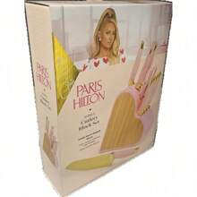 Fantastically- 10-Piece Heart-Shaped Stainless Steel Knife Block Set, Pink