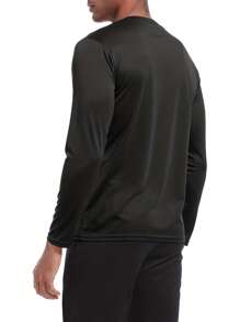 TELALEO 5 piezas Camisas de manga larga para hombre, camisetas, camisetas deportivas casuales