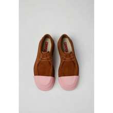 Camper Juncn Leather Nubuck Moc-Toe Boot