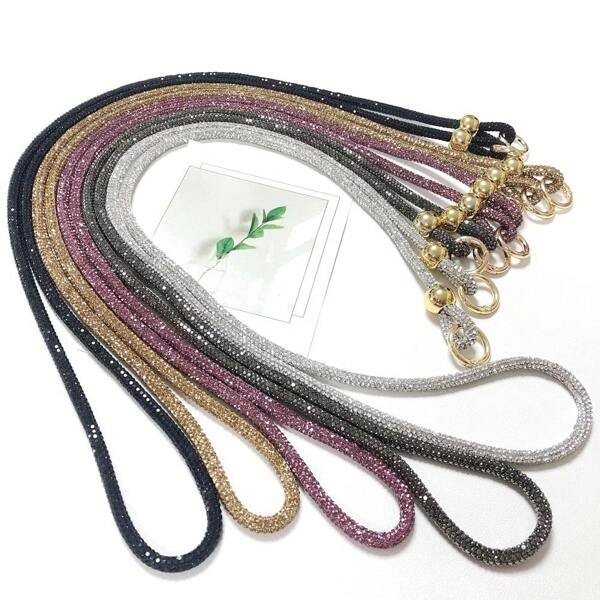 Upgraded Rhinestone Phone Lanyard, Handmade Luxury Diamante Water Drop Necklace Strap, Fashion Double Circle Faux Pearl Hanging Cord, Perfect Gift With Full Crystal Detail Gifts For Mother, Family, Friends, Birthday, Holiday Phone Charm, Phone Chain