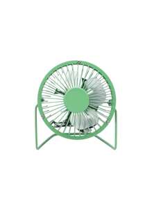 Portable USB Steel Fan - Green - View 1