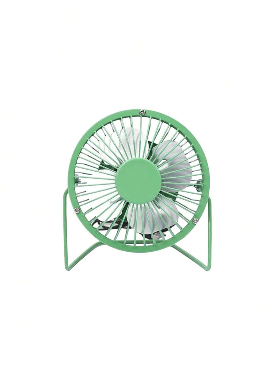 Portable USB Steel Fan - Green - View 1