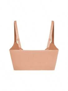 FeelinGirl Bralettes For Women With Support Comfortable Bras No Underwire Seamless Everyday Bras - Apricot - View 8